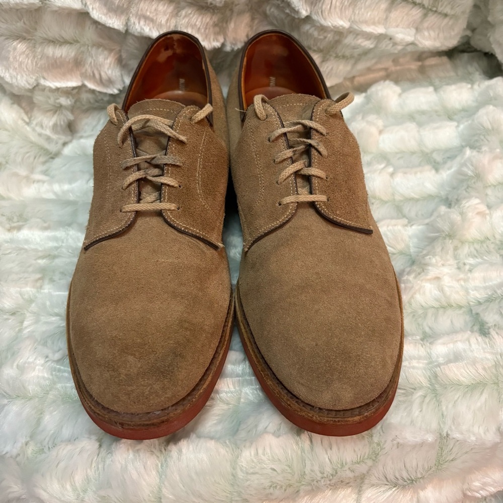 Cole Haan American Classics Suede Montrose Plain Toe Derby Dark‎ Latte Size 12